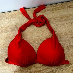 Red bikini top